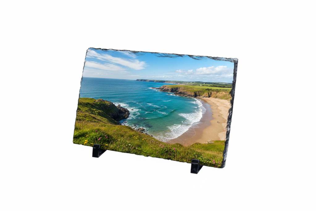 10cm x 20cm Panoramic Photo Slate on Stand