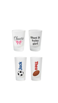 Personalised Frosted Shot Glasses Set of 2