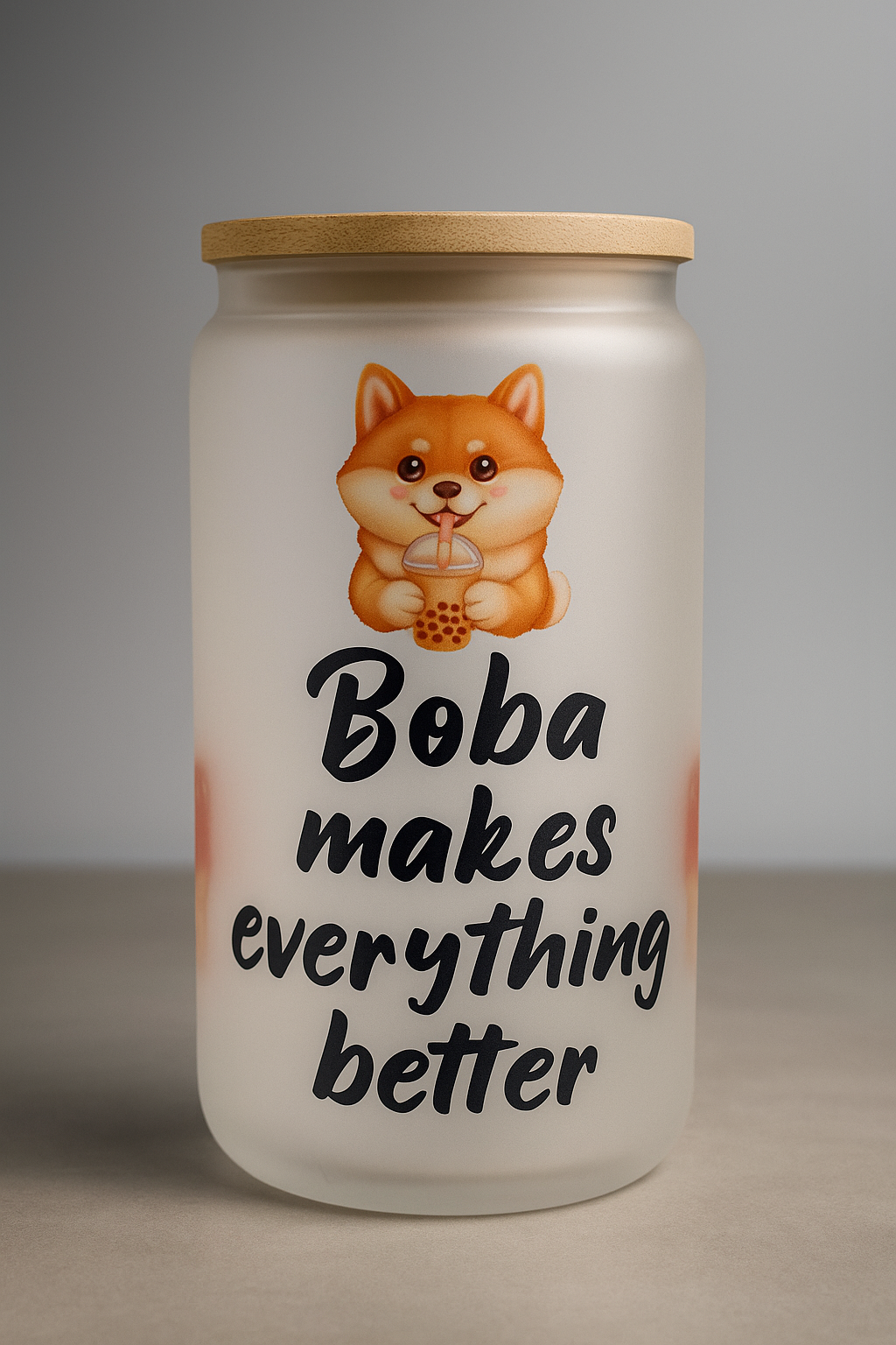 Boba Makes Everything Better 16oz Tumbler With Straw & Cleaner