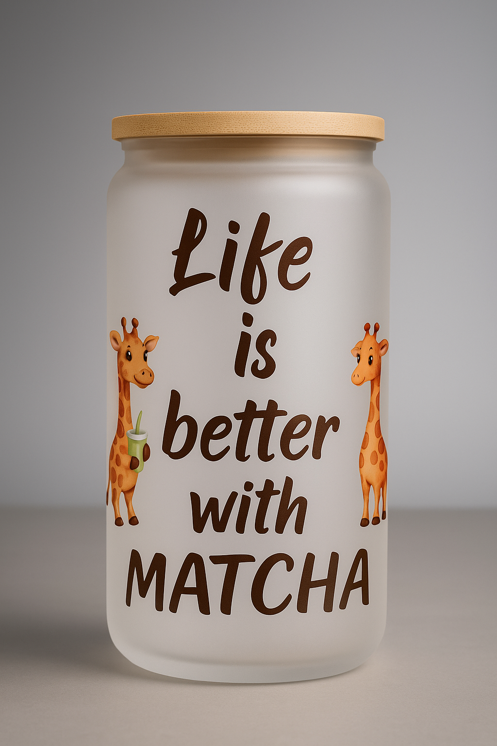 Life Is Better With Matcha 16oz Tumbler With Straw & Cleaner