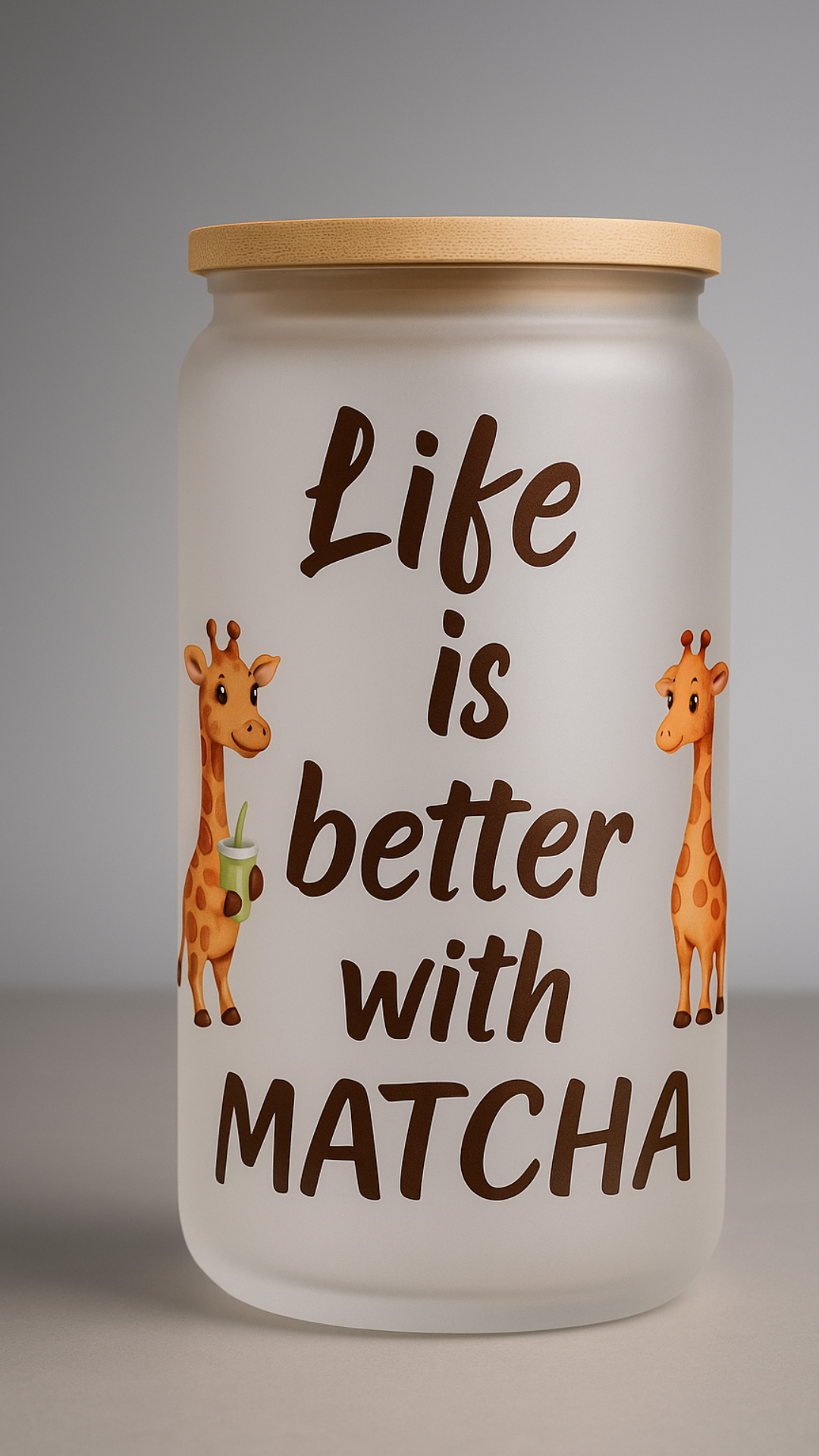 Life Is Better With Matcha 16oz Tumbler With Straw & Cleaner