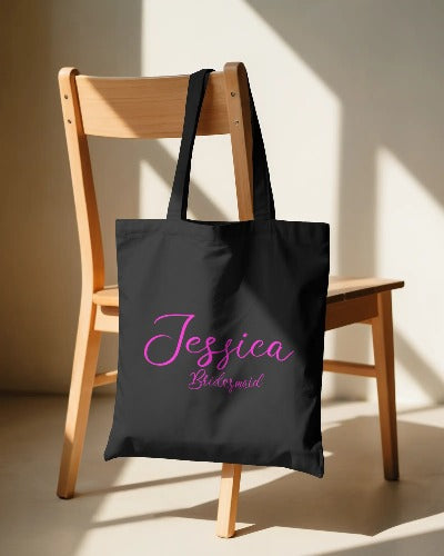 Personalised Bridesmaid Tote Bag