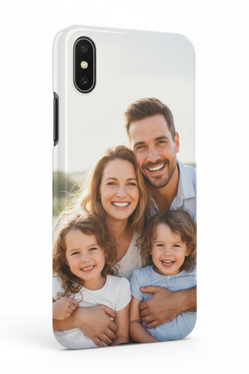 Family photo full wrap case - front angled view