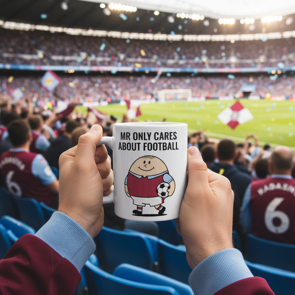 Mr Only Cares About Football - 11 oz Mug