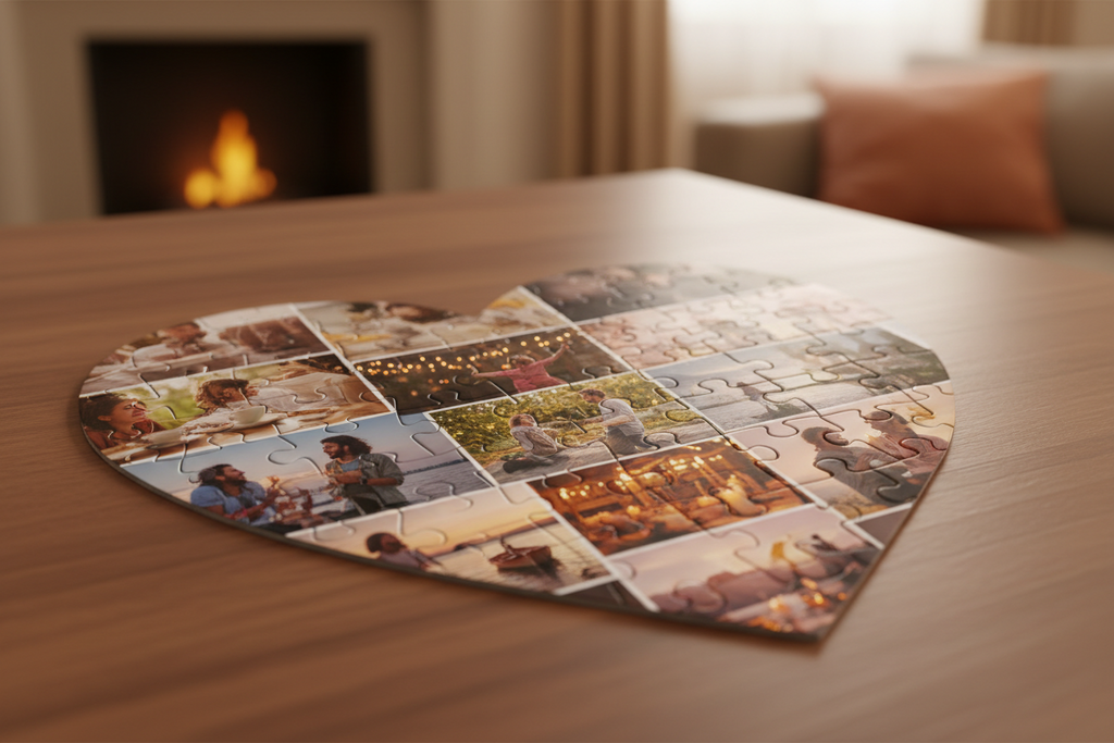 Personalised Heart Jigsaw Puzzle
