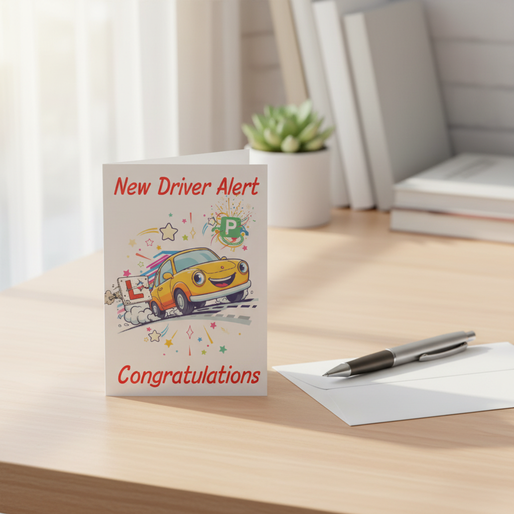 New Driver Card Desk Scene