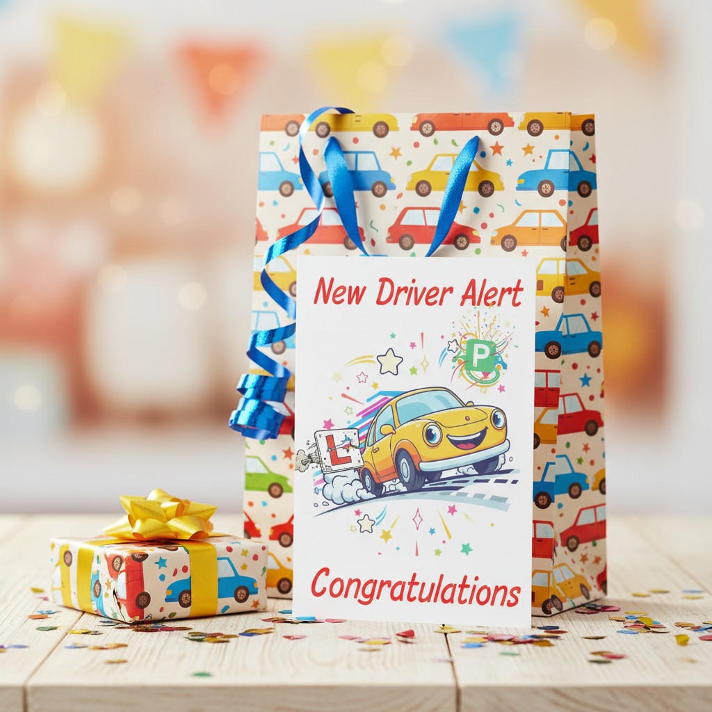 New Driver Card Gift Scene