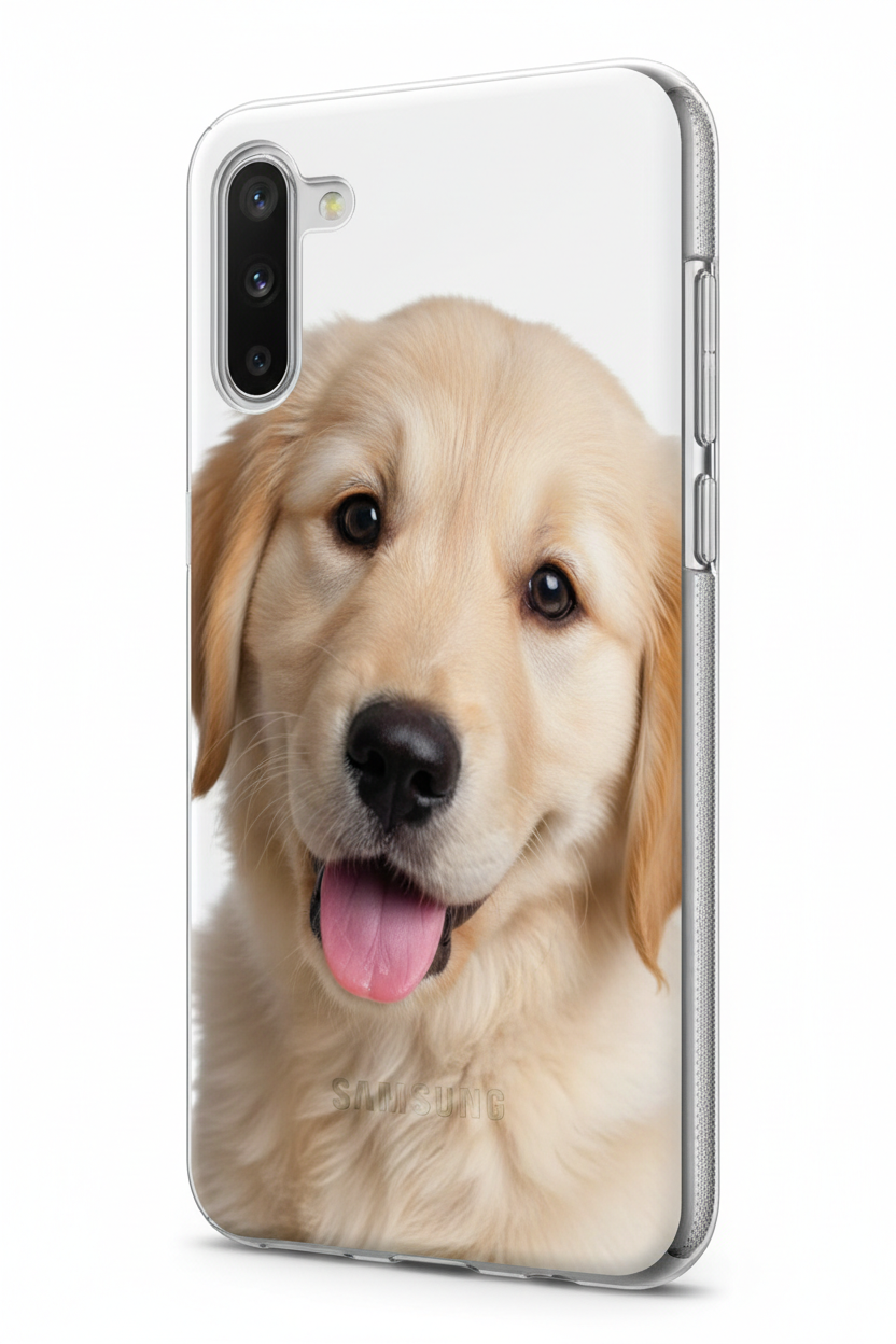Samsung case with dog photo