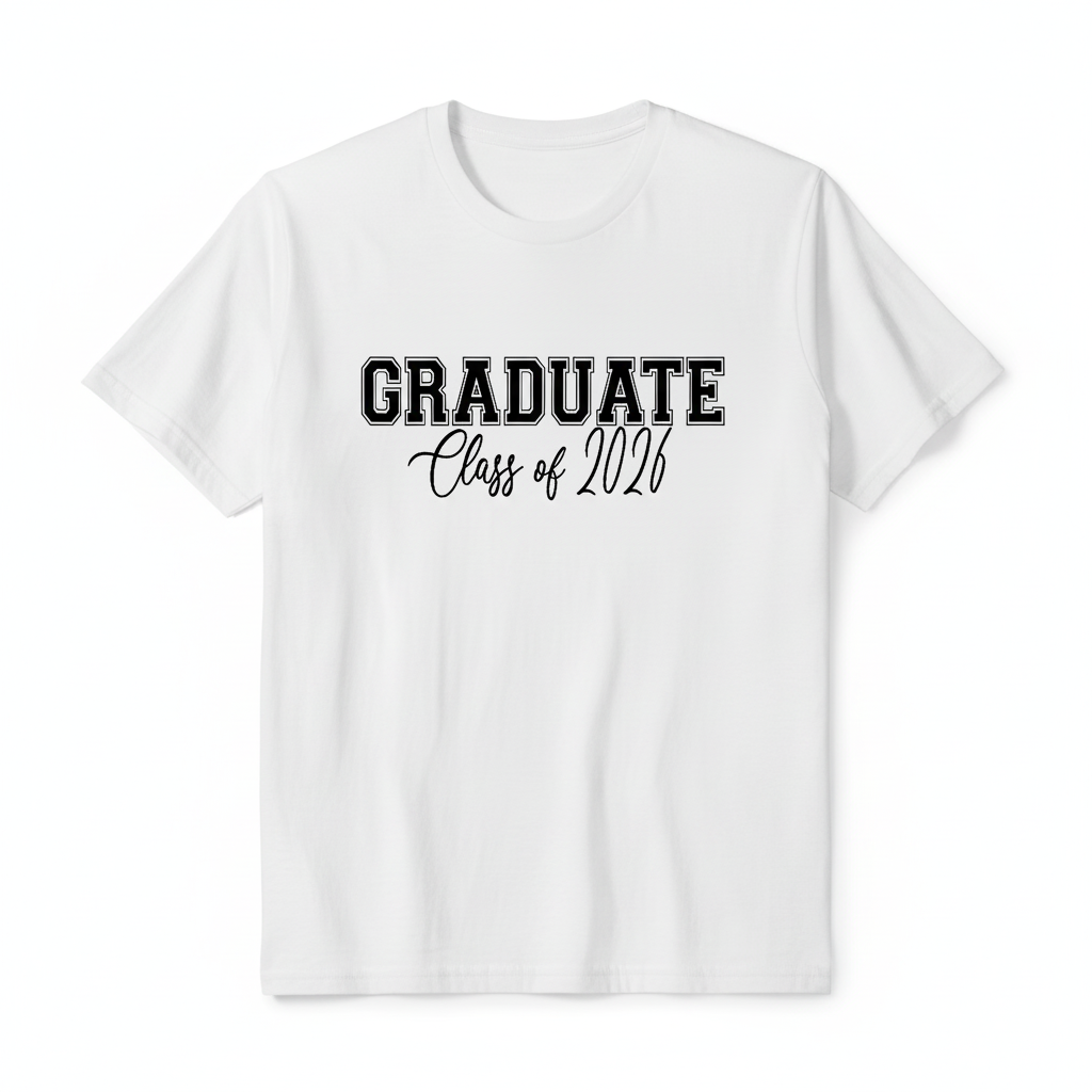 White Graduation T-Shirt